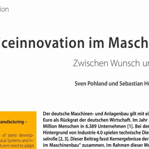 Service-Innovation in Manufacturing
