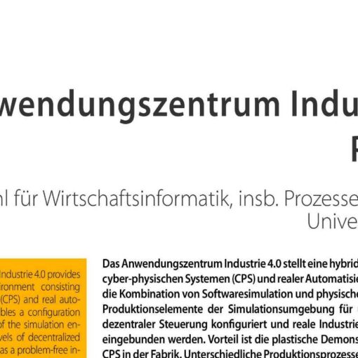 Anwendungszentrum Industrie 4.0 Potsdam
