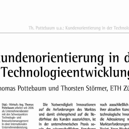 Customer Orientation in the Technology Development
