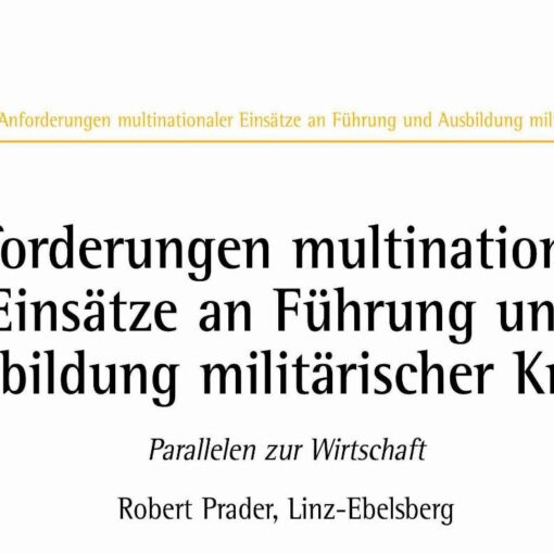 Leadership and Training of Military Personnel
