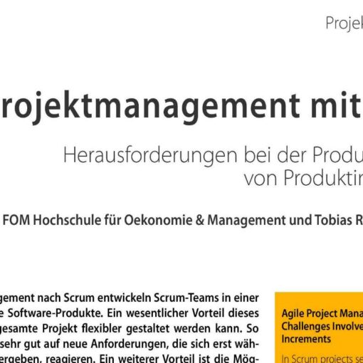 Agile Project Management with Scrum