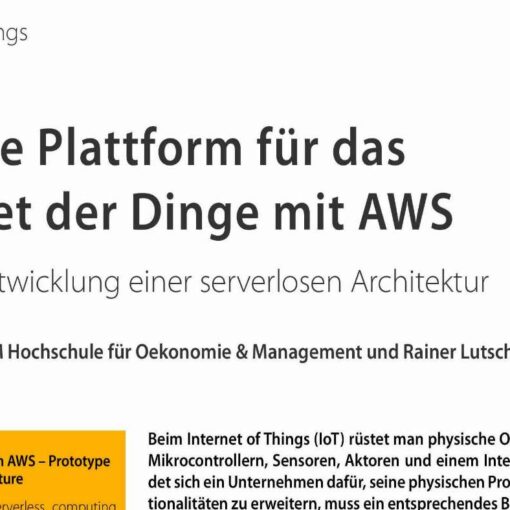 Globale Plattform für das Internet der Dinge mit AWS