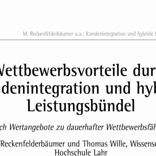 Customer Integration and Hybrid Products