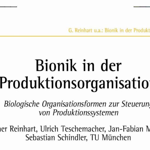 Bionics in Production Organizations