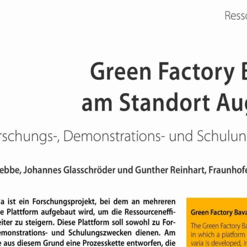 Green Factory Bavaria in Augsburg