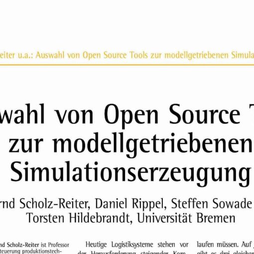 Auswahl von Open Source Tools zur modellgetriebenen Simulationserzeugung