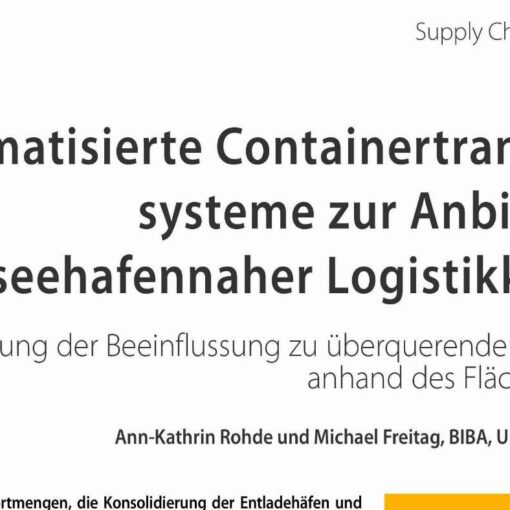 Automatisierte Containertransportsysteme