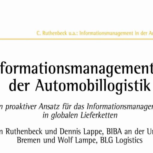 Informationsmanagement in der Automobillogistik