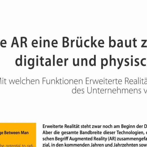 Wie AR eine Brücke baut zwischen digitaler und physischer Welt