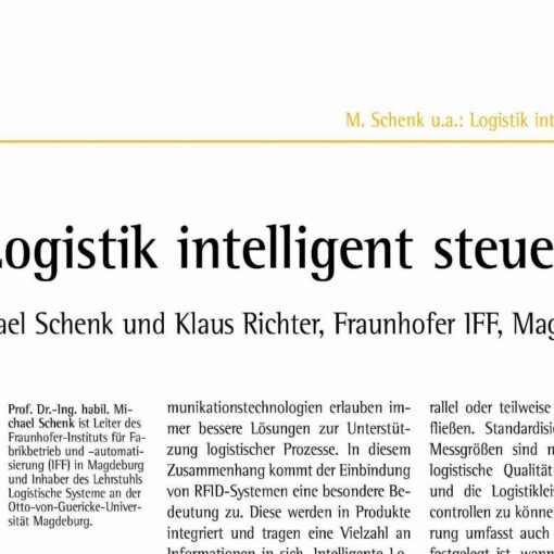Logistik intelligent steuern