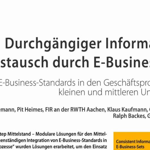 Durchgängiger Informationsaustausch durch E-Business-Sets