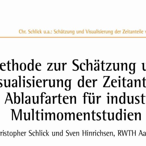 A New Work Sampling Estimation and Visualization Procedure
