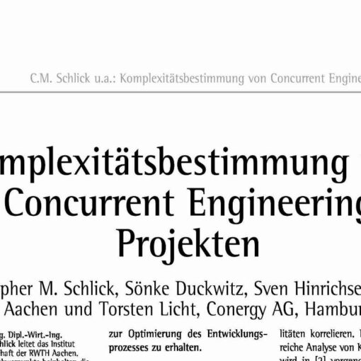 Complexity Determination of Concurrent Engineering Projects