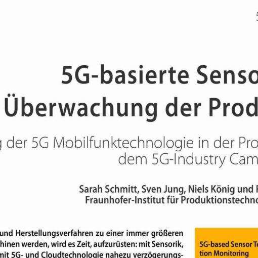 5G-basierte Sensorik zur Überwachung der Produktion