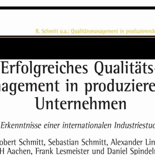 Successful Quality Management in Manufacturing Companies