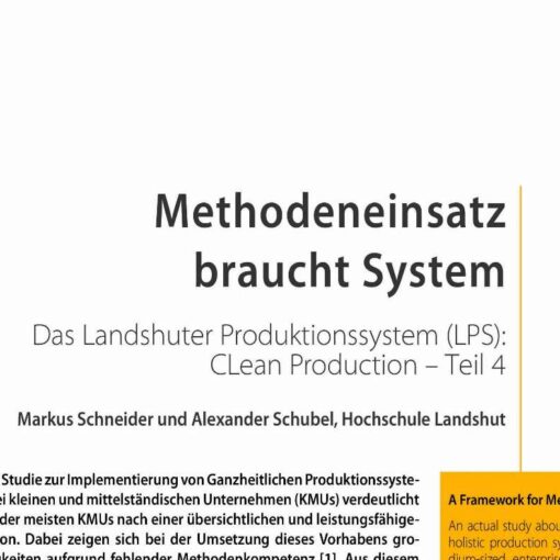 Methodeneinsatz braucht System