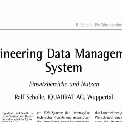 Introduction of an Engineering Data Management System