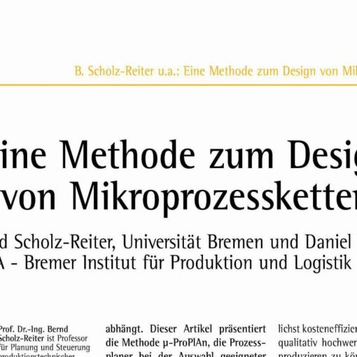 A Method to Design Process Chains in Micro Manufacturing