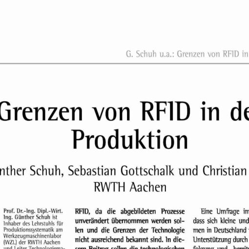 Limits of RFID in Production