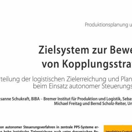 Interlinking Central Production Planning with Autonomous Production Control