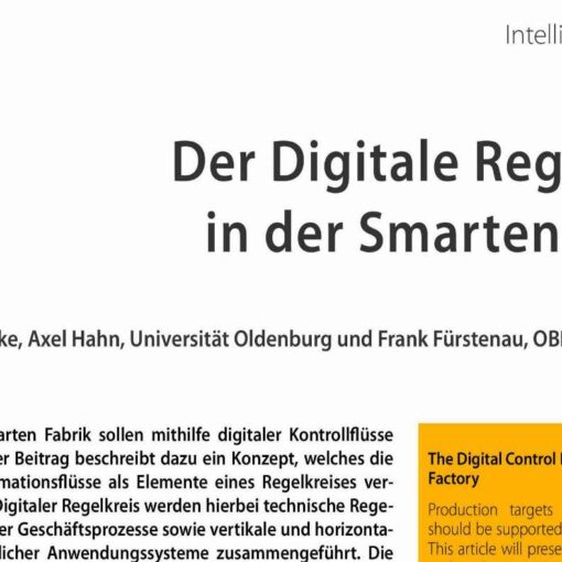 Der Digitale Regelkreis in der Smarten Fabrik