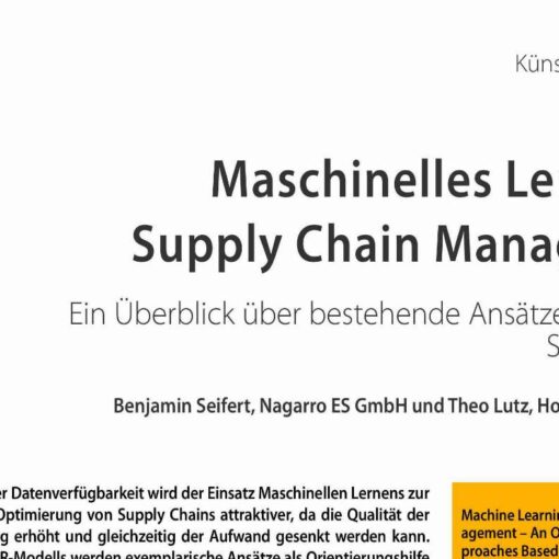 Machine Learning in Supply Chain Management