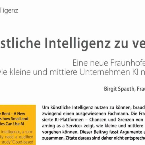 Artificial Intelligence for Rent