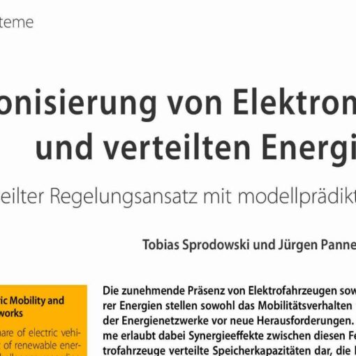 Harmonization of Electric Mobility and Distributed Energy Networks