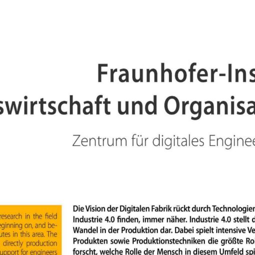 Fraunhofer-Institut für Arbeitswirtschaft und Organisation IAO