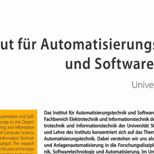 Institut für Automatisierungstechnik und Softwaresysteme