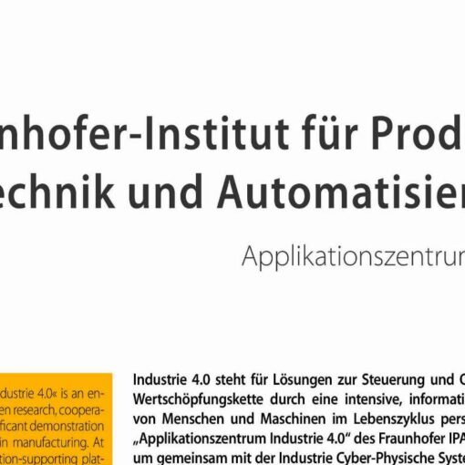 Fraunhofer-Institut für Produktionstechnik und Automatisierung IPA