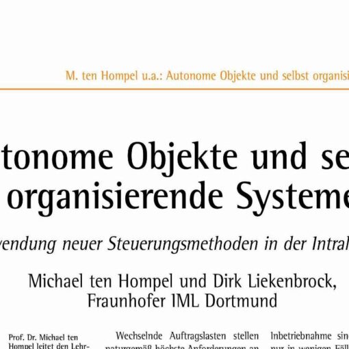 Autonomous Objects and Self-Organising Systems