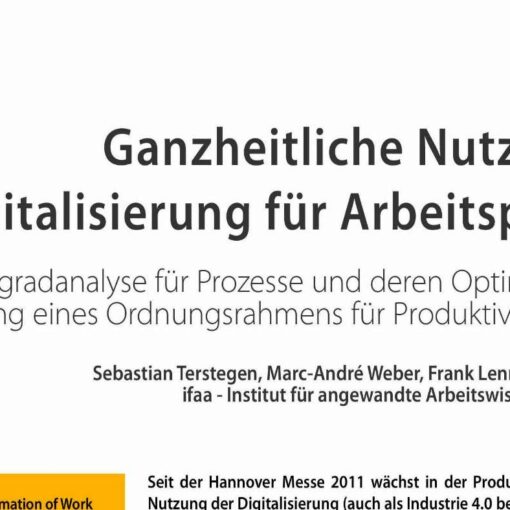 Holistic Digital Transformation of Work Processes