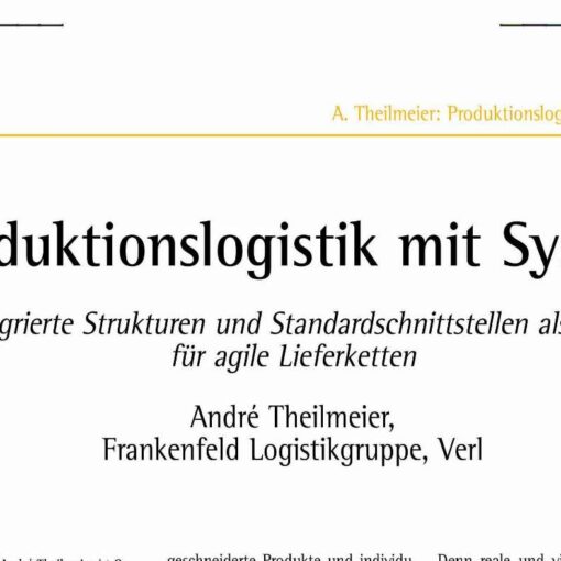 Systematic Logistics for Production