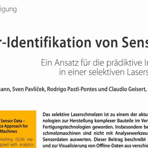 Cluster-Identifikation von Sensordaten