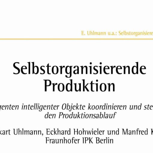 Self-organization in Manufacturing