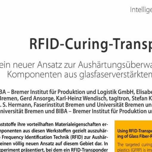 Using RFID-Transponder for Cure Monitoring of Glass Fiber-Reinforced Plastics