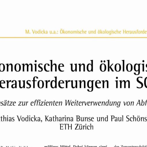 Ökonomische und ökologische Herausforderungen im SCM