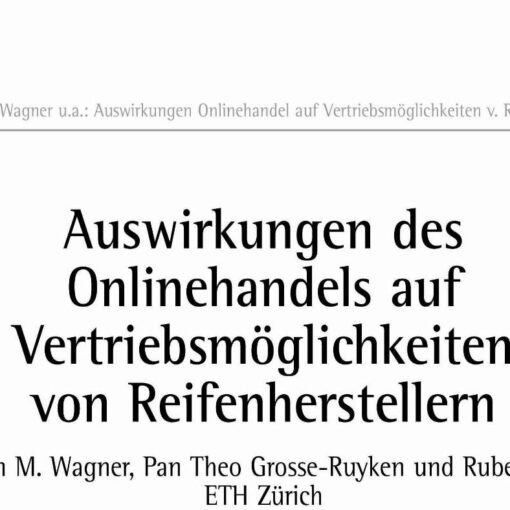 Implications of Online Trading on Tire Producers’ Sales Potentials