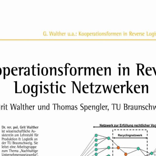 Cooperation in Reverse Logistic Networks