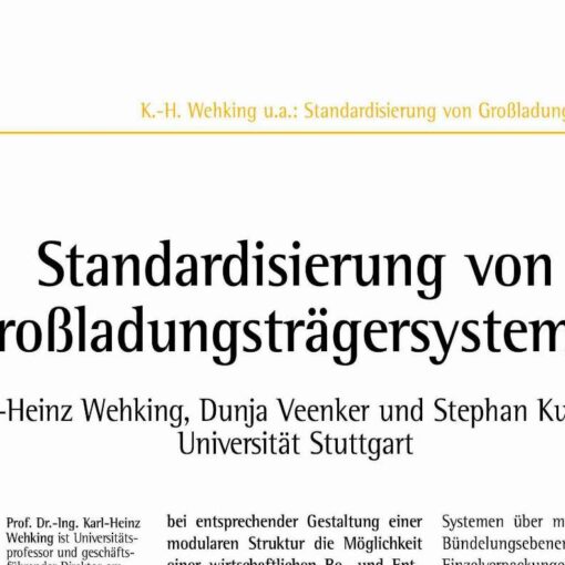 Standardisation of Large Charge Carrier