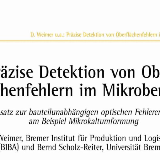 Accurate Detection of Surface Defects in the Micro Range