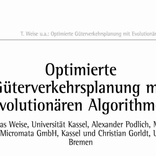 Optimierte Güterverkehrsplanung mit Evolutionären Algorithmen