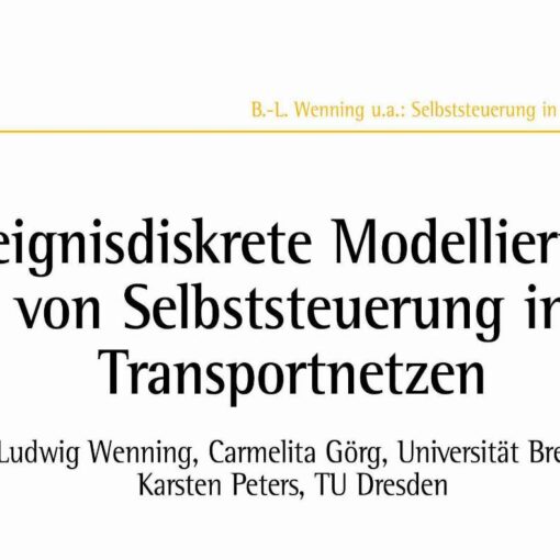 Discrete-Event Modelling of Autonomous Control in Transport Networks