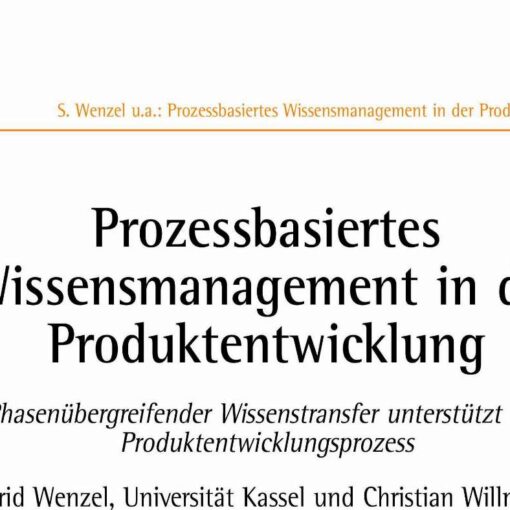 Process-Based Knowledge Management in Product Development