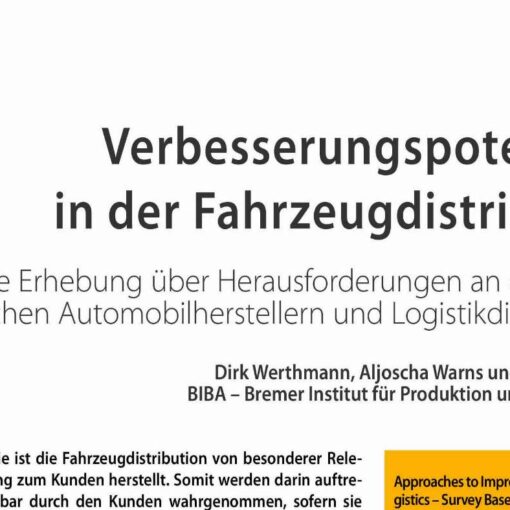 Approaches to Improve Finished Vehicle Logistics