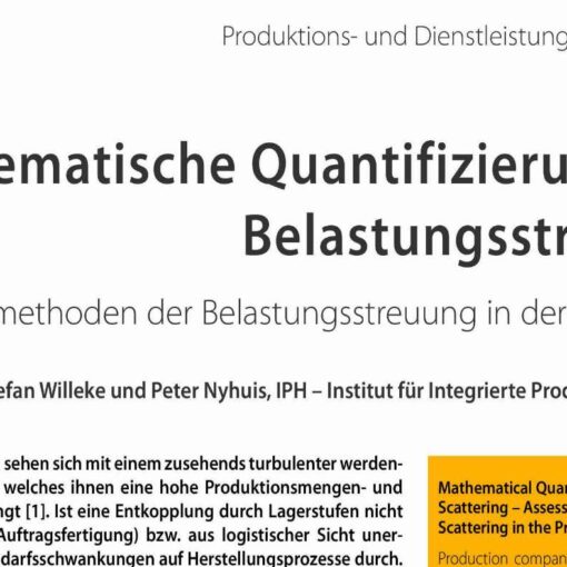 Mathematische Quantifizierung der Belastungsstreuung