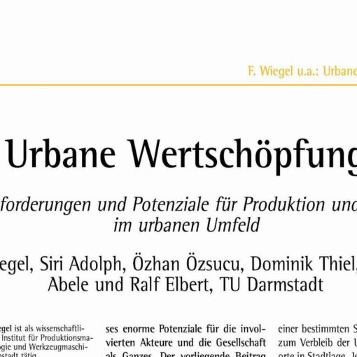 Urban Value Creation