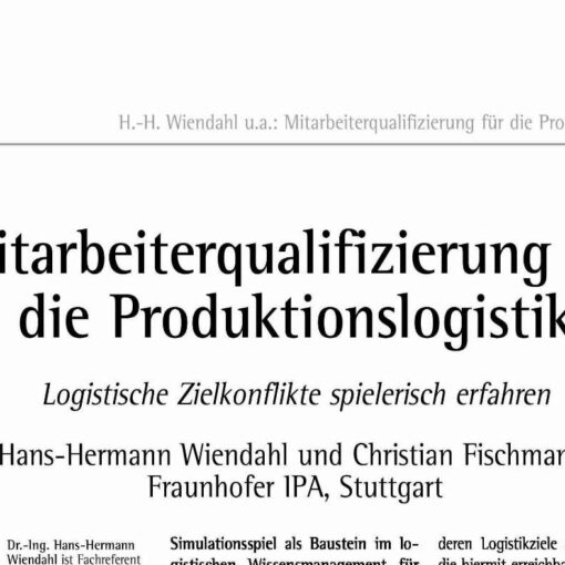 Employee Training in Production Logistics