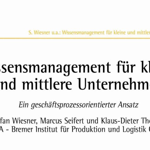 Knowledge Management for Small and Medium Sized Enterprises